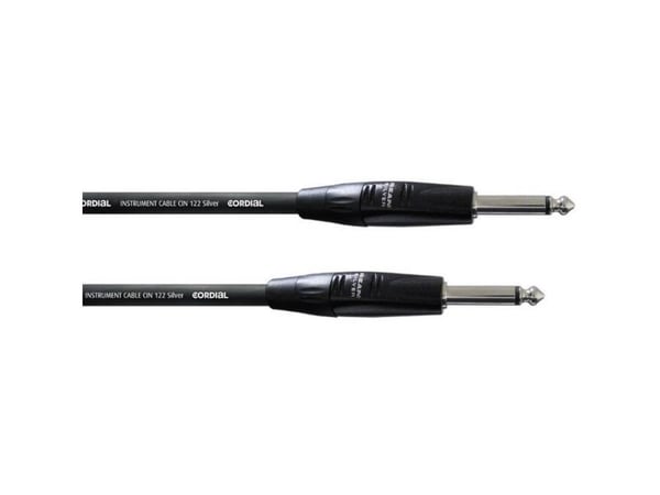 Cordial CII 3 PP, 6.35mm, Hankjønn, 6.35mm, Hankjønn, 3 m, Sort