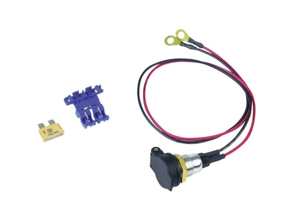 BAAS DIN-uttagshållare SD14 12 V/DC, max 5 A