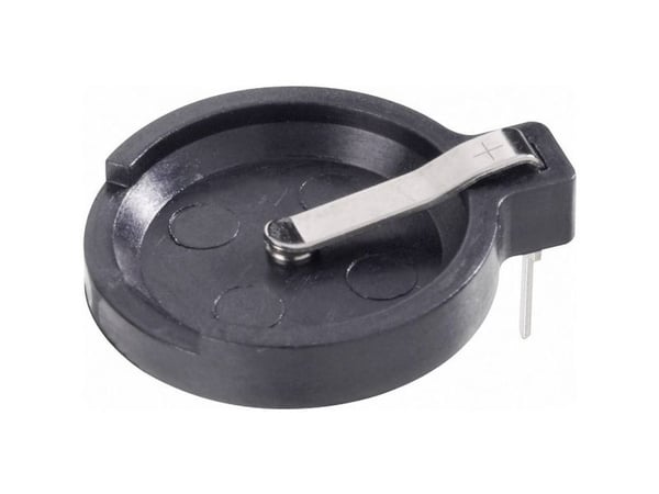 Keystone Electronics 502 knapcelleholder 1x CR 1616/CR 1620/CR 1625/CR 1632, horisontal THT (Ø x H) 19 x 11 mm