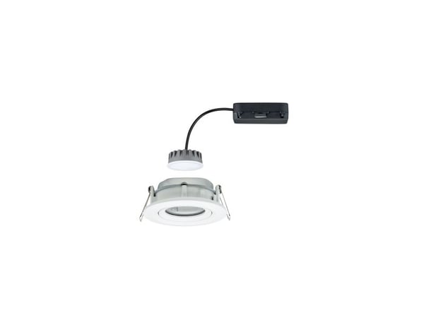 Paulmann 936.81, Innsunket spotlight, 1 ampuller, LED, 2700 K, 425 lm, Hvit