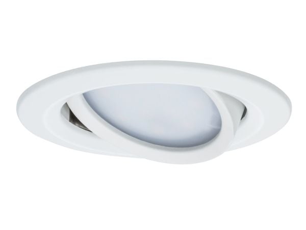 Paulmann 936.81, Innsunket spotlight, 1 ampuller, LED, 2700 K, 425 lm, Hvit
