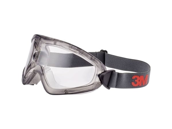 3M 2891S-SGAF, Sikkerhetsbriller, Slipearbeid, Omslag, Alle kjønn, Grå, Rød, Gjennomsiktig