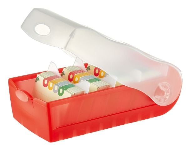 HAN CROCO, A7, 74 x 105 mm, Plast, Rød, Hvit, 121 mm, 246 mm