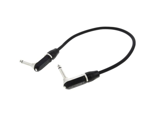 Cordial CFI0.3RR Jack Jack-kontaktkabel [1x Jack 6,3 mm - 1x Jack 6,3 mm] 30,00 cm svart