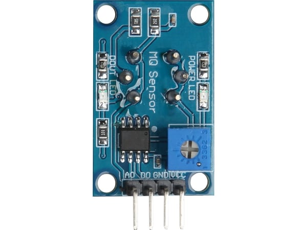 Joy-iT SEN-MQ3, Gass-sensor, Arduino/Raspberry Pi, Alle merker, Blå, 32 mm, 21 mm