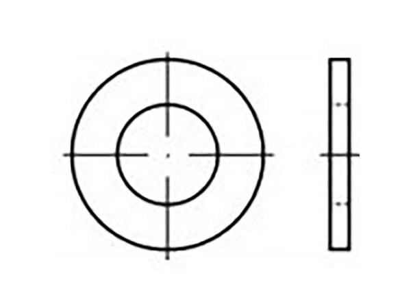 Avstandsskive 3,2 mm 7 mm plast 200 stk TOOLCRAFT TO-6853776