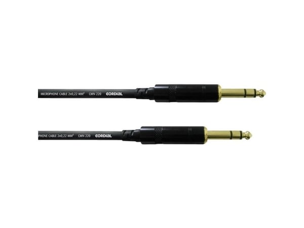 Cordial CFM3VV Jack Instrument Cable [1x Jack 6,3 mm - 1x Jack 6,3 mm] 3,00 m svart