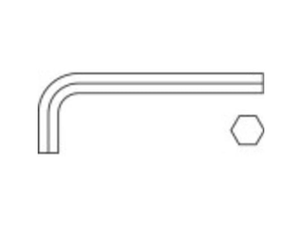 TOOLCRAFT Kulmaruuvinväännin Unbrako 0,7 mm