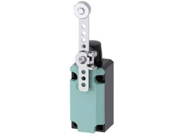 Siemens 3SE51120CH621AJ0 3SE5112-0CH62-1AJ0 Posisjonsbryter 6 A svingarm, rustfritt stålarm, plastrulle IP66, IP67 1 stk., metall, IP66, IP67, 45 m...