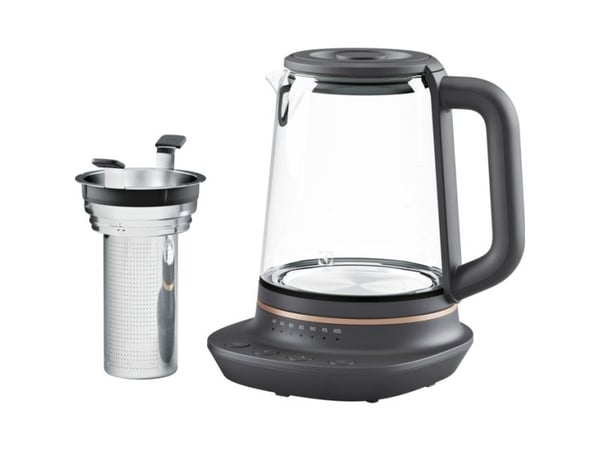 Electrolux E7GK1-8BP, 1,7 l, 2000 W, Sort, Kobber, Justerbar termostat, Vannivåindikator, Trådløs