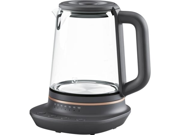 Electrolux E7GK1-8BP, 1,7 l, 2000 W, Sort, Kobber, Justerbar termostat, Vannivåindikator, Trådløs