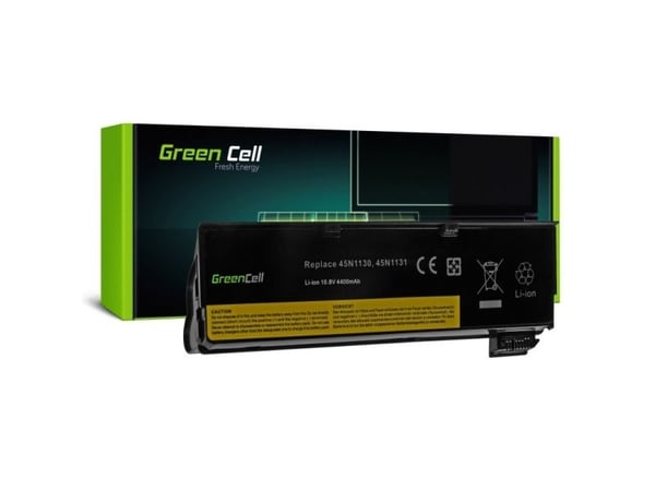 Green Cell - Batteri til bærbar PC (tilsvarer: Lenovo 0C52861) - litiumion - 6-cellers - 4400 mAh - svart - for ThinkPad L450; L460; L470; P50s; T4...