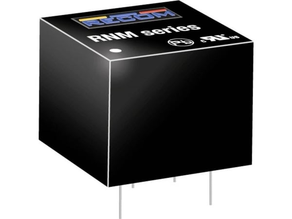 RECOM RNM-1212S DC/DC-muunnin, tulostus 83 mA 1 W Lähtöjen määrä: 1 x