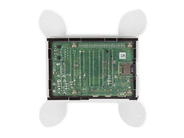 Whadda WPA505, Etui, Raspberry Pi, Raspberry Pi, Svart, Gjennomsiktig, Perspex, 100 mm