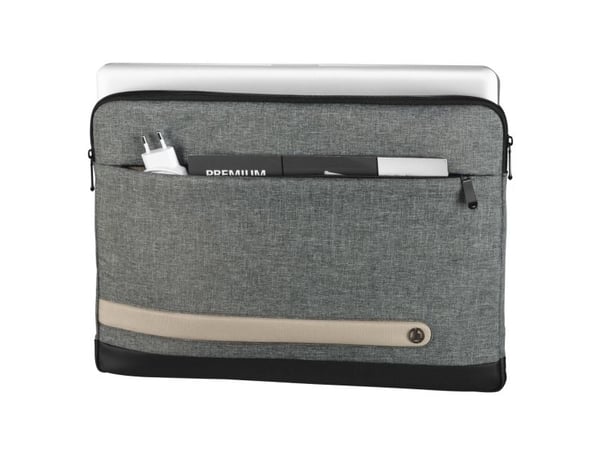 Hama Design Line "Terra" - kannettavan tietokoneen suojus - 15.6" - harmaa