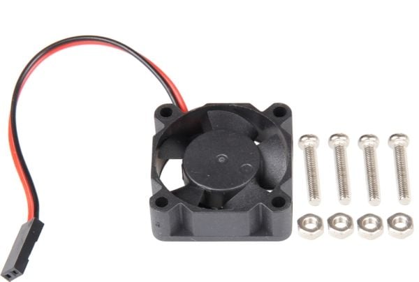 Joy-iT SBC-FAN-303010, Vifte, 3 cm, 7500 RPM, Sort