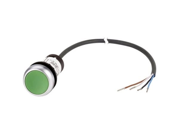 Eaton 185670 C22-D-G-K10-P62 Painonappi litteä Vihreä 1 kpl