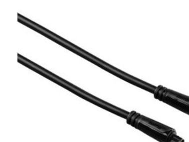 Hama 00122255, TOSLINK, Hankjønn, TOSLINK, Hankjønn, 0,75 m, Svart