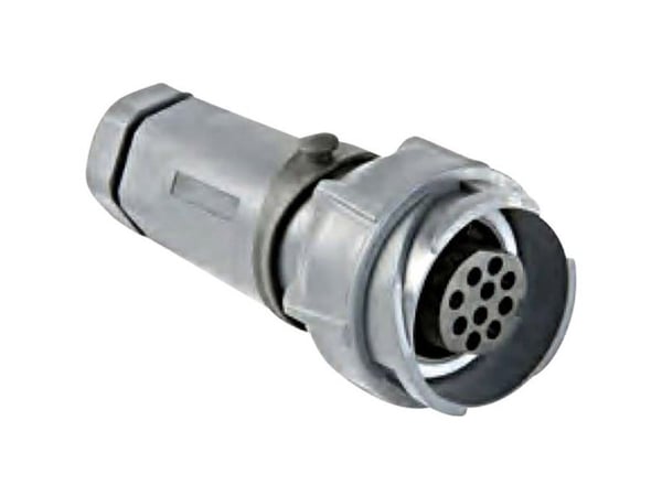 Bulgin PXP7011/06P/ST/0709 rundstiftkontakt, rett samlet polantall 6, Serie Buccaneer 7000 (1 stk)