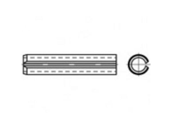 TOOLCRAFT TO-5390799 rørstifter/fjærstål 200 stk