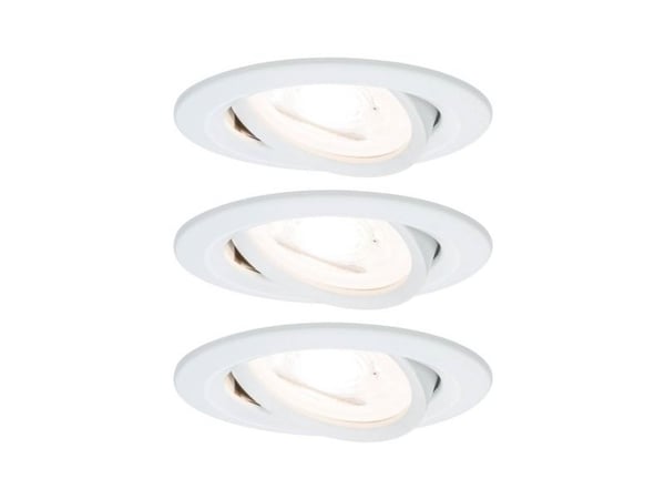 Paulmann 934.31, Indbygget lysplade, GU10, 3 pære(r ), LED, 2700 K, Hvid