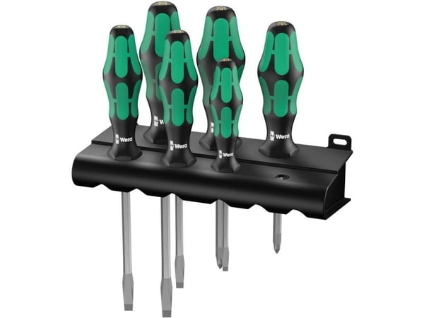 Wera 334 SK/6, Sort, Grønn