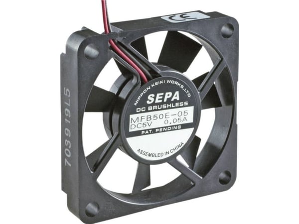 SEPA MFB50E05 aksialvifte 5 V/DC, 10,1 m³/h, 50×50×10 mm