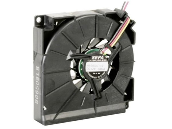 SEPA HYB60A12 radialvifte 12 V/DC – 7,9 m³/h – (L x B x H) 59,5 x 12,5 x 59,5 mm