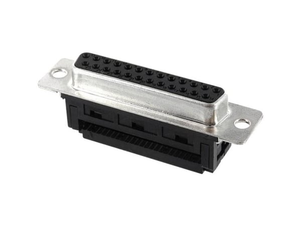 econ connect BU25SK/FGOZ D-Sub stiftlist 90° poltall 25 skjæreklemme 1 stk