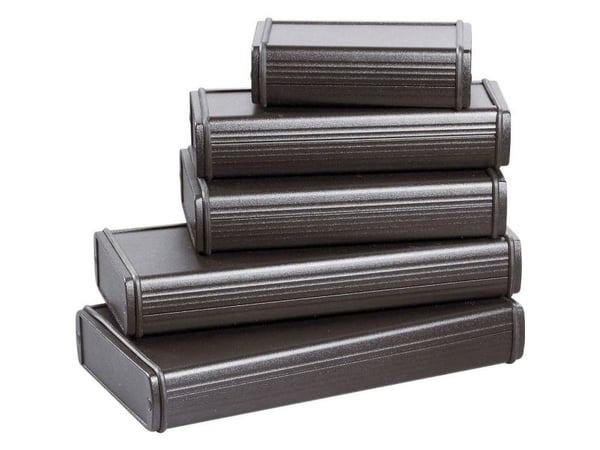 Bopla Alubos ABPH 1680-200 84686200.HMT1 profil-kapsling 200 x 169 x 82 aluminium sort (1 stk.)