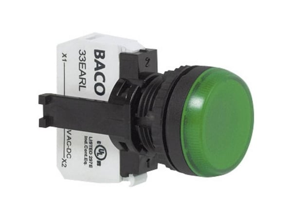 BACO L20SE60L signallampa med LED-element blå 24 V/DC, 24 V/AC 1 st