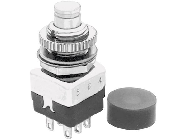 APEM 104450003 Painike 220 V/AC 2 A 2 x On/(Off) Kosketus 1 kpl