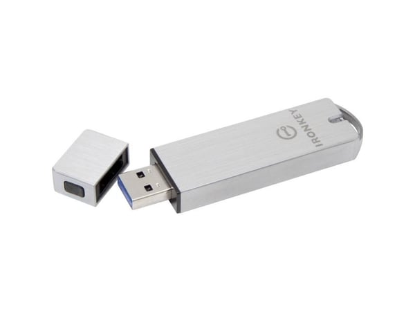 IronKey Basic S1000 - USB-flashstasjon - kryptert - FIPS 140-2 Level 3 - 32 GB - USB 3.0 - TAA-samsvar