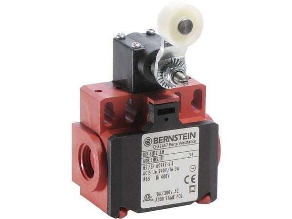 Bernstein BI2-U1Z AH Rajapysäytyskosketin 240 V/AC 10 A Rullesvingarm Painonappi IP65 1 kpl