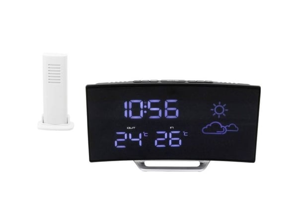 Soundmaster FUR100, Klokke, Analog, FM, LED, Blå, AC