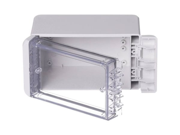 Bopla Bocube B 100809 PC-V0-G-7035 96022135 Outdoor-kabinet 90 x 113 x 80 Polycarbonat V0 Gråhvid (RAL 7035) 1 stk