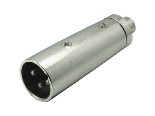 Kash XLR-adapter XLR-hanstikk - Cinch-bøsning Mono 3:1 (1 stk)