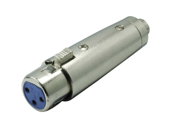 Kash XLR-adapter: XLR-tilkobling til Cinch-kontakt (mono), poltall: 3, 1 stk