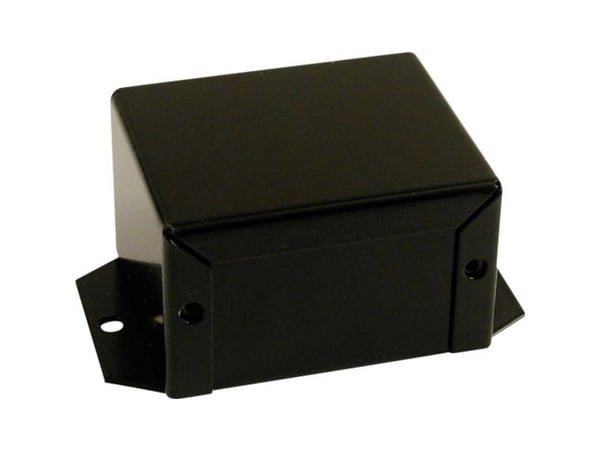 Hammond Electronics 1411FBLBK universal-kapsling 127 x 102 x 76 mm aluminium sort (1 stk.)
