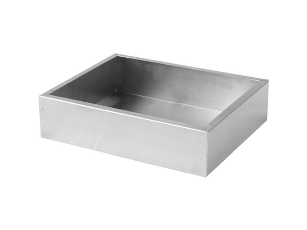 Hammond Electronics 1444-10825 1444-10825 kabinettchassis (L x B x H) 254 x 203 x 64 mm aluminium natur 1 stk