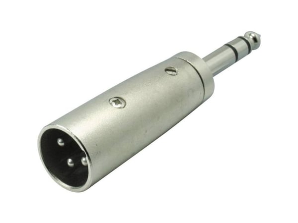 Kash XLR-adapter XLR-plugg - Jack-plugg 6,3 mm Stereo Poltal:3 1 stk