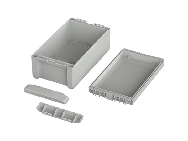 Bopla Bocube B 221309 PC-V0-7035 utomhuskåpa 125 x 231 x 90 polykarbonat V0 gråvit (RAL 7035) 1 st