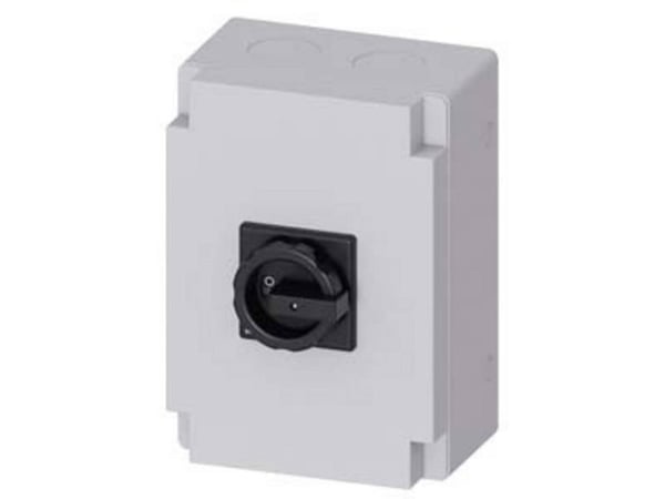 Lastbryter sort 6-polet 35 mm² 63 A 1 x sluttkontakt, 1 x brytekontakt 690 V/AC Siemens 3LD25664VD51