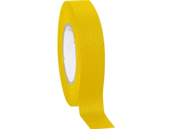 Coroplast 800 800-YE Tekstiltape 800 Gul (L x B) 10 m x 15 mm 1 stk