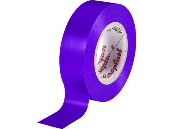 Coroplast 302 isolasjonstape fiolett 25 m x 19 mm 1 stk