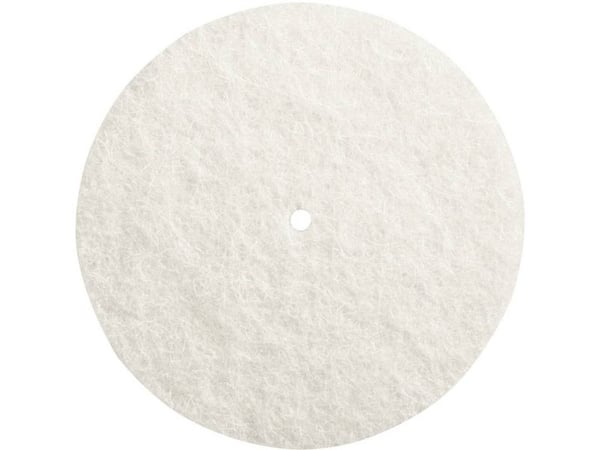 Dremel 429, Poleringssvamp, 3,2 mm, 2,6 cm, Hvit, Felt