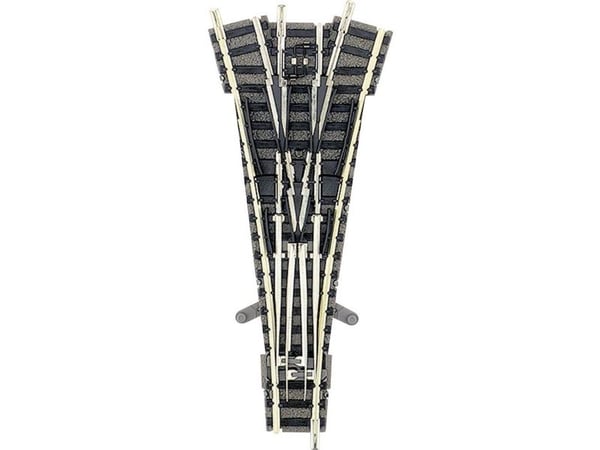 Fleischmann piccolo 9157 (med ballast) treroms sporveksel 111 mm 15°