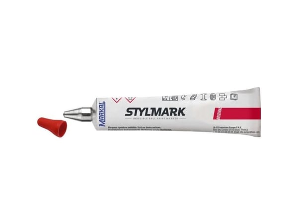 Markal Stylmark Original 96654 tubemarkør rød 3 mm