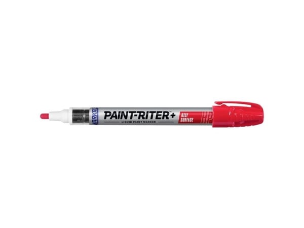 Markal Paint-Riter+ oily surface HP 96962 lakkmarkør rød 3 mm