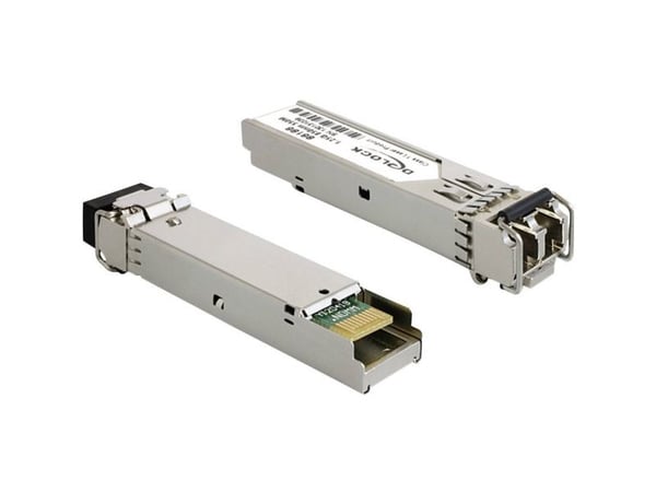 Delock - SFP (mini-GBIC) transceivermodul - 1GbE - 1000Base-SX - LC multimodus - opp til 550 m - 850 nm - for P/N: 66463, 86180, 86203, 89481
